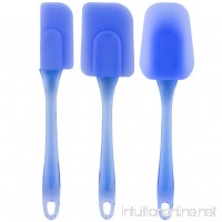 HomeLife Solutions Spatula Set of 3 pieces made of High Quality Silicone- Heavier duty than comparable brands! - B014VQZO4A